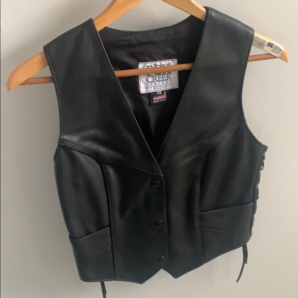 Fox Creek Leather Vest